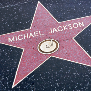 Michael Jackson’s star on the Hollywood Walk of Fame